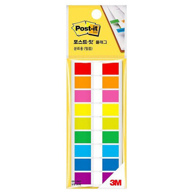 3m 포스트잇 플래그 9색 683-9kn 인덱스 메모 분류용