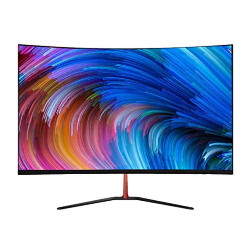 Nologo Q32 Full HD Monitor, Rimless 32 Inch 19201080 Resolution 75Hz MVA LED Gaming Monitor 2 Ms, Computer Curved Stable Screen, for Home and Office (HDMI+VGA) Black