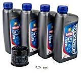 Suzuki ECSTAR R9000 10W-40 Full Synthetic Oil Change Kit for Suzuki GSX1250FA 2011-2012