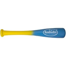 BamBooBat by PINNACLE SPORTS EQUIPMENT INC. Adult Baseball and Softball Wood One Hand Training Bat- 18 Inch or 21 Inch