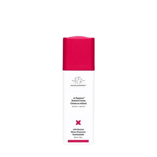 Drunk Elephant A-Passioni Retinol Anti-Wrinkle Cream. Brightening, Restorative and Vegan Face Cream with Vitamin F. 1 Ounce