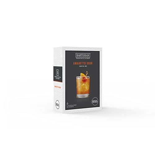 Bartesian Amaretto Sour Cocktail Mixer Capsules, Pack of 8 Cocktail Capsules, for Bartesian Premium Cocktail Maker 55414