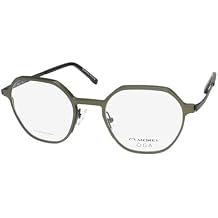 Morel 10197o Titanium Eyeglass Frame/Glasses Designed/Made In France Authentic European Designer Eyewear [49-21-145, green/black]