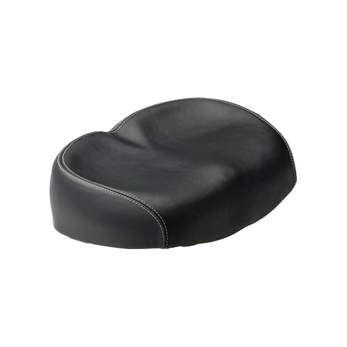 Schwinn Comfort Bike Seat, Quilted or Foam Padded Bike Saddle, Various Styles, Weather-Resistant Cover, Easily Attaches to Most Standard Seatposts