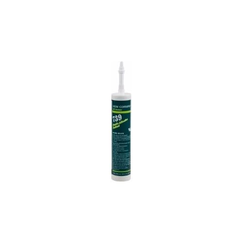 Plastic Adhs10.1oz Blk Dow Corning Rtv Sealant