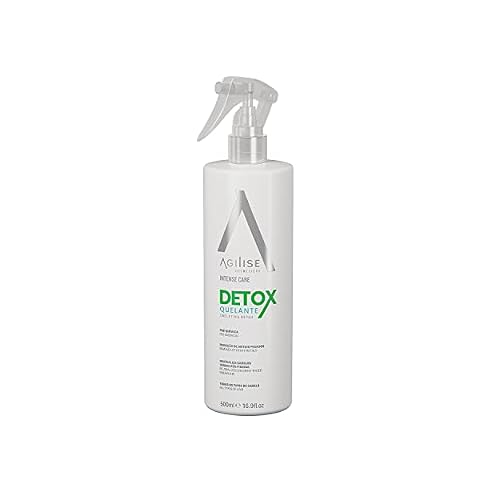 Pre Chemical Chelating Detox - Neutralizes Chlorine-Tinted Green Hair, Hair Products for Women, Intense Cleansing Treatment to Remove Buildup - VEGAN, Coconut Oil - 16.9fl.oz500ml - AGILISE