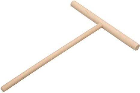 1 PC Wooden T Shape Crepe Maker Pancake Spreader Stick Stick Chinese Crepes Pie Tools Kitchen Accessories Kitchen Diy Tools