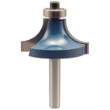 Woodline WL-1042 3/16-Inch Radius Carbide Tipped Roundover, 1/2-Inch Ball Bearing, 2-Flute, 1/4-Inch Shank