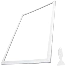 242193206 Refrigerator Fresh Food Door Gasket Fit for Frigidaire, Kenmore, Crosley, White-Westinghouse Refrigerators, Freezer Door Seal Replace AP5806733 PS949381 EAP9493819 (White)