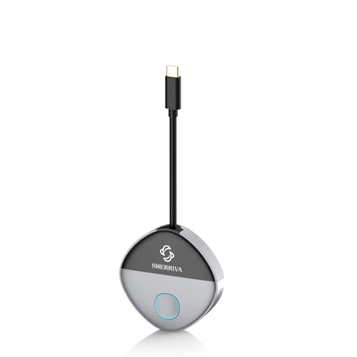 HDMI Wireless Transmitter Only, Requires Receiver, 328 ft Range, 0.05 s Low Latency, 2.4G + 5G Dual Band, Plug and Play, Mirror and Extend Display for Laptop, Tablet, Smartphone
