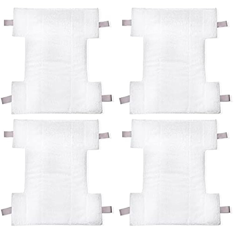 4Pack Pads for Shark Dust-Away Advanced Micro-Fiber Replacement Pads - Compatible with Shark Rocket Dust-Away, Rotator, Navigator Lift-Away Pro Vacuum, Ultra Light Stick Vacuum, Hv300 Series