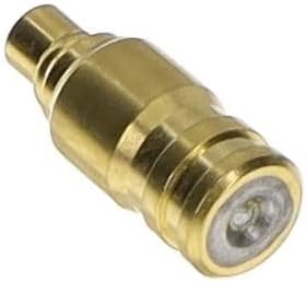 65_MMPX-50-0-1/111_NE MMPX Male RF Terminator, 50 Ohm, 67 GHz, Gold Plated Brass