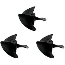 10PCS RC Boat Propeller 2X40mm Propeller 3-Blades Nylon Propeller for RC Boat Ship DIY Model Toy Parts