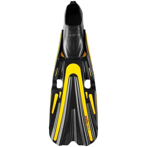 Mares Unisex Adults Volo Race Fins - Durable Versatile Swimming Flippers with Closed Anatomical Foot Pocket for Scuba Diving