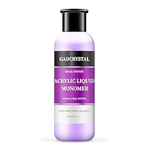 Acrylic Liquid Monomer 120ml/4.2fl.oz,Nail Liquid Monomer,Liquid Monomer for Acrylic Nails,Acrylic Liquid for Acrylic Powder Nails Extension Acrylic Nail Kit (1, 1SET)