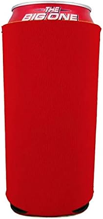 Blank Neoprene 24 oz. Can Coolie (2 Pack, Red)
