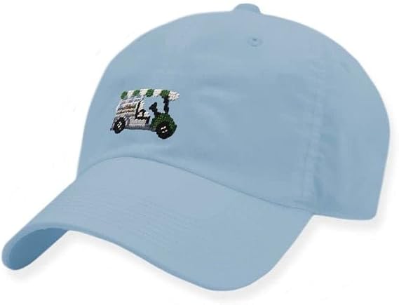 Beverage Cart Needlepoint Performance Hat by Smathers & Branson