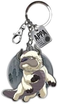 Appa Keychain, Avatar: The Last Airbender, 3-piece Metal Keychain