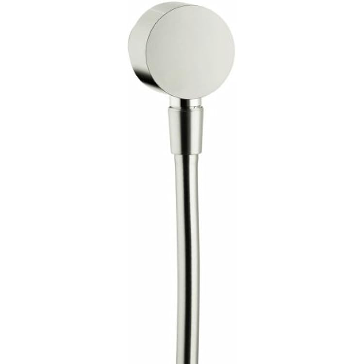 hansgrohe 12-inch Thread Connection Upgrade 2-inch Modern Wall Outlet in Brushed Nickel, 27451821