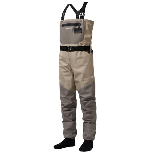 BASSDASH FW08 Mens Breathable Waders Waterproof Fly Fishing Chest Fishing