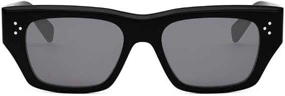 Celine 3 Dots Polarized Grey Square Ladies Sunglasses CL40297U 01D 53