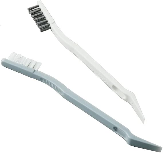 LocknLock Airtight Food Container Crevice Cleaning Brush (Pack of 2) Edge Cleaning, Separator Spatula, Cleaning Inside Rubber Packing, Length 7.7 inches, Hanging Loop