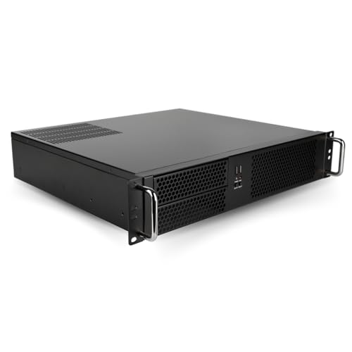 Quiet Rackmount Computer Intel 10-Core 3.3-4.9GHz Ultra 5 225 CPU, 32GB RAM, 1TB SSD, W11 Pro - 2U Rackmount Server or Workstation Desktop PC for Home or Business