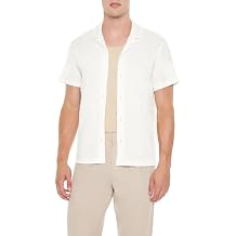 Forever 21 Men's Textured Cuban-Collar Shirt