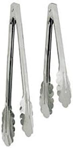 9" & 12" Stainless Steel Spring Tong Set