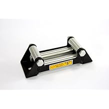 SALMAN 6" 4000-4500LBS 4-Way Roller Steel Fairlead 6 inch(152 mm) Hole Spacing for UTV/ATV Winch Accessory