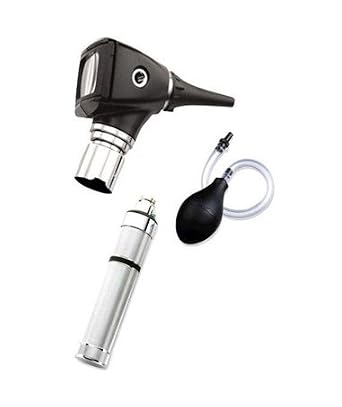 Welch Allyn 25021+71000-C 3.5v Diagnostic Otoscope Set with Insufflator and Convertible Handle
