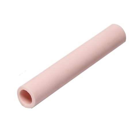 Ceramic Tube, High Mechanical Strength Porcelain Hollow Duct Tube,Single Bore Alumina Ceramic for Communication Equipment
