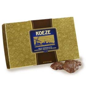 Milk Chocolate, Caramel, Pecan Clusters - 8 oz. Box
