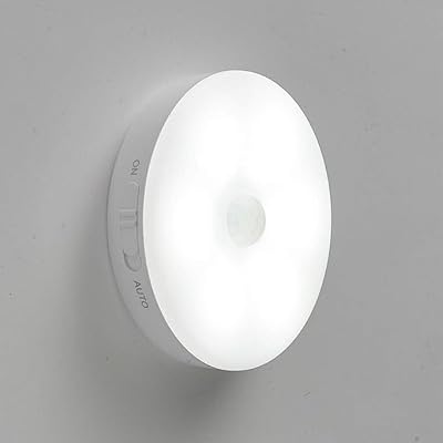 WellHise L02 2 Color Usb Rechargeable Magnet Motion Sensor Night Light, Hallway, Indoor Lighting Lamp [Energy Class A]
