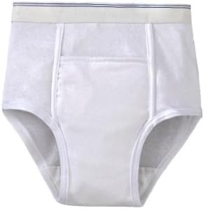 6255-M Mens Reusable Incontinence Brief, Medium