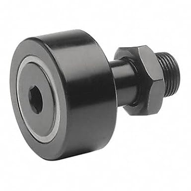 Smith Bearing NUKR-52 Cam Follower Needle Roller Bearing, Double Row-Heavy Rollers, Stud Type, Shield-Full Complement, 52 mm Roller Diameter