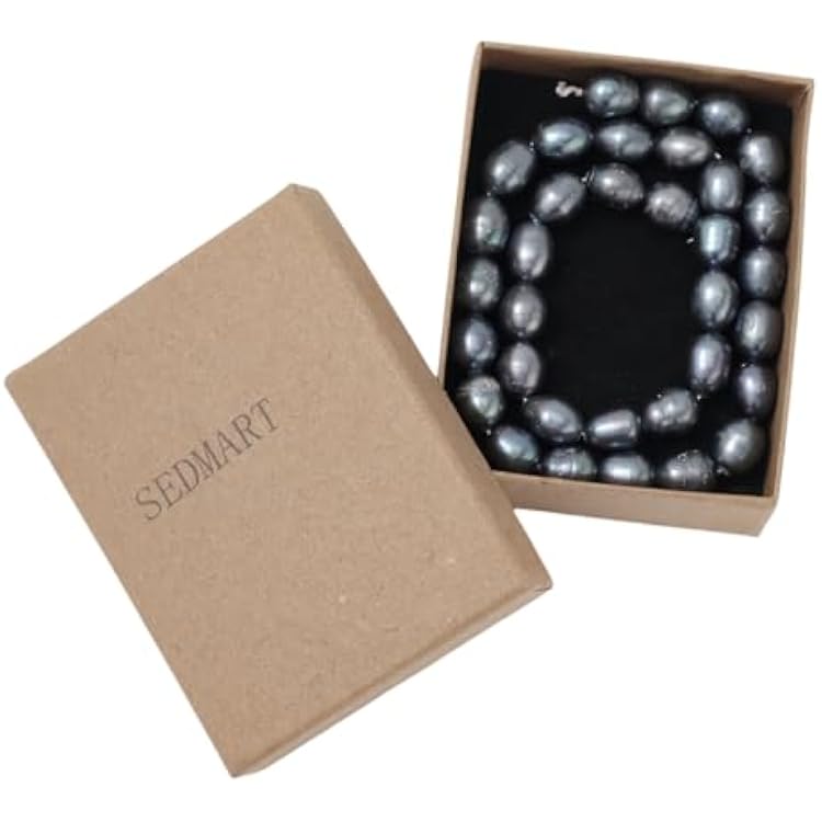 SEDMART Pearls, Loose Craft Beads Gray