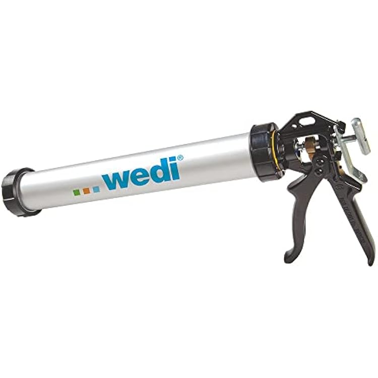 Wedi US5000019 Commercial-Grade Heavy-Duty Sausage Caulking Gun for Professional Sealant Application and Construction Use
