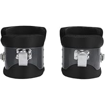 1 Pair Inversion Boots, 2 Hook Non Slip Anti Gravity Inversion Hang Up Boots with Band for Pull Up Bar, Large Fitness Equipment