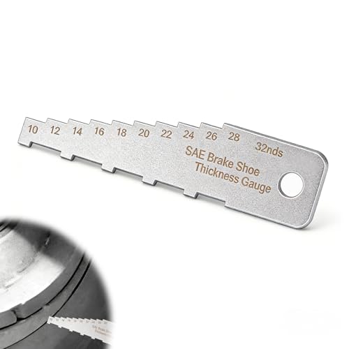 Zookpr Mini Tech Gauge 32nds Brake Pad Measuring Tool