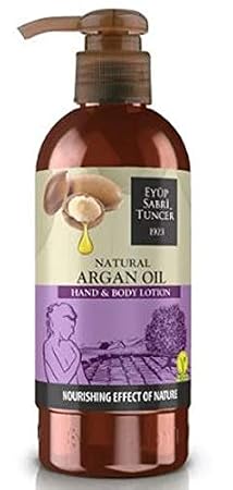 EYUP SABRI TUNCER Natural Argan Oil Hand & Body Lotion 250ml-Argan Oil softens The Skin, Gives a Smooth Appearance