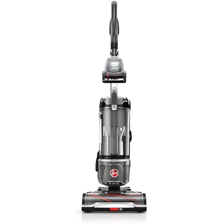Upright Vacuum, Windtunnel Tangle Guard, Bagless, with Swivel Steering, Hard Floor and Carpet, Crevice Tool, Dusting Brush, Turbo Tool, LED Headlights, UH77110, Black
