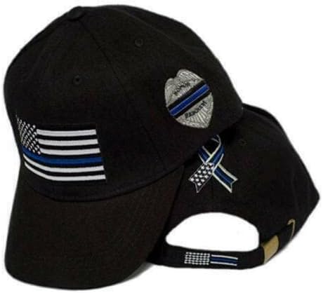 Police Thin Blue Line Hat Law Enforcement Cap Blue Lives Matter Officer Support