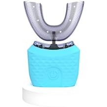 Whitening Toothbrush, U-Shaped Sonic Electric Toothbrush for Adults, 360 Whole Mouth Cleaning, Rechargeable Waterproof, Travel-Friendly