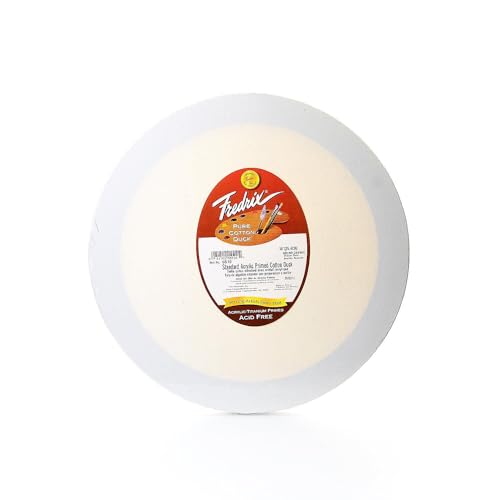 Fredrix 5510 Stretched Canvas, 10-Inch Round
