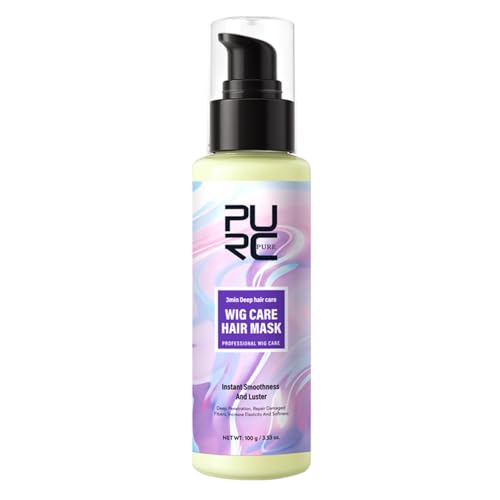 PURC Argan Oil Wig Care Hair Mask Repair Damaged Smoothing Deep Nourishment Wig Hair Care for Women 100ml3.53 Oz.