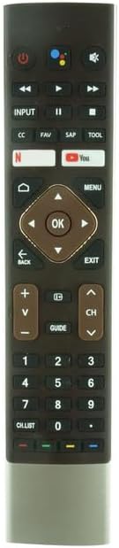 Voice Remote Control for Blaupunkt BP580USG9300,for Bauhn HTR-U27EMT1 ATV65UHDG-0620 ATV65UHDG-1019 UHD Smart LED HDTV Android TV