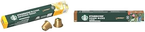 Starbucks Seti | By Nespresso Blonde Espresso 1 X 10 Adet x1 + By Nespresso House Blend 1 X 10 Adet x1