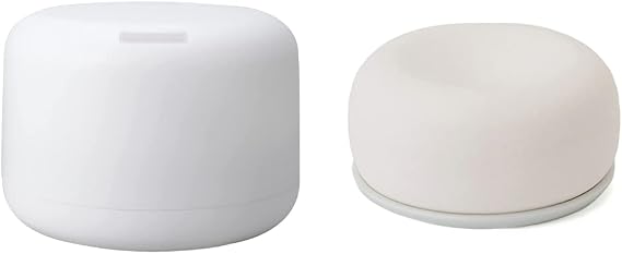 MUJI Ultrasonic Moisture Aroma Diffuser MJ-UAD1 44554586 White & Aroma Stone with Dish, White 02868284 Set Purchase