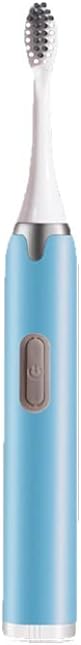 Electric Toothbrush, Sonic Electric Toothbrush with Soft Hair and Dry Battery, Couple Electric Tooth Brush, Portable Electric Travel Toothbrushes 2 Toothbrush Heads Kits Included (3 Color)